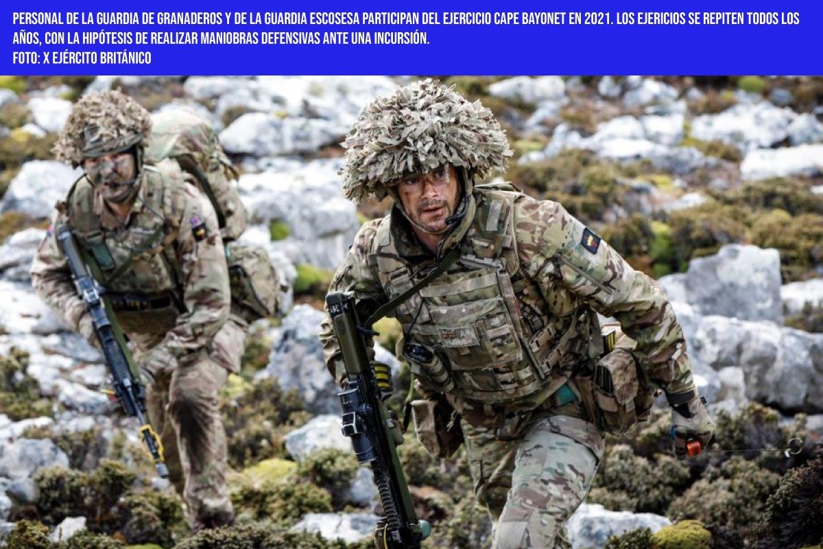 Ejercicio conjunto en las Islas Malvinas