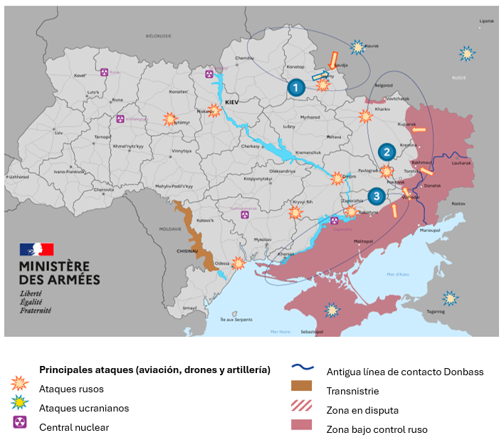 Ucrania situación sur – período del 18 al 21 de julio de 2025