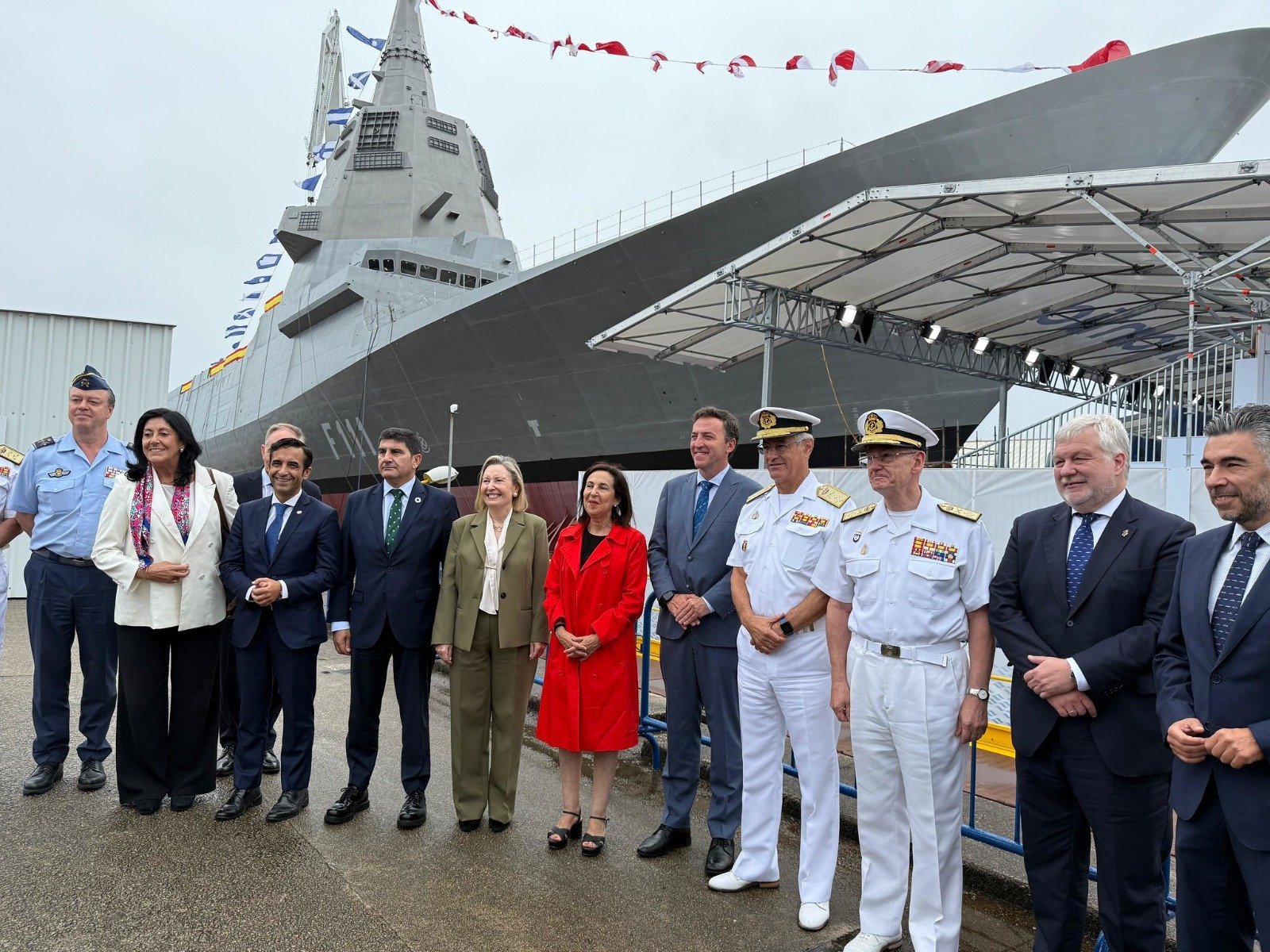 Armada de España bota la Fragata F-111 “Bonifaz”