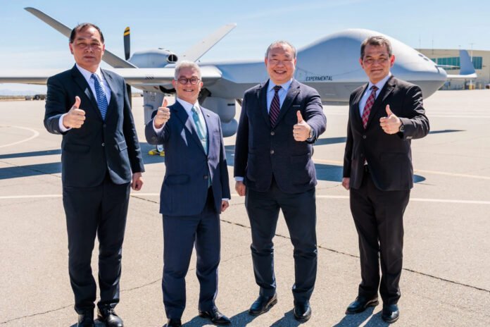 Taiwán recibe VANT SkyGuardian para su fuerza aérea