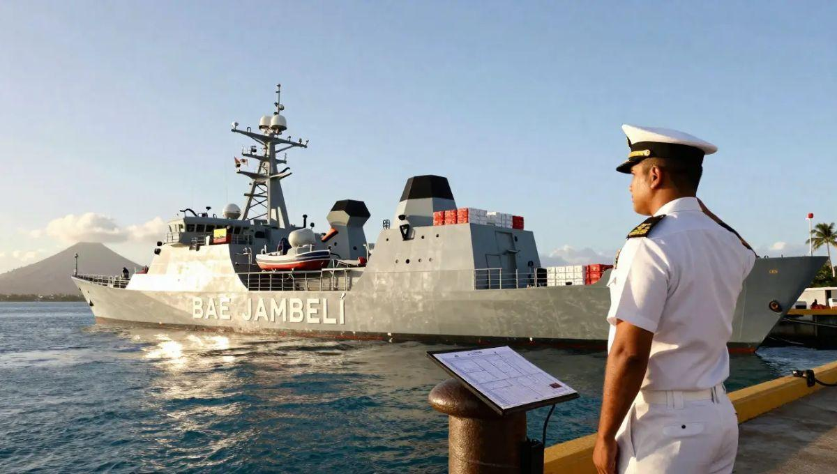 La Armada del Ecuador pone en servicio un buque transferido por Corea del Sur